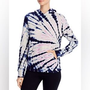 Monrow Bamboo Tie Dye Hoodie Sweatshirt XS